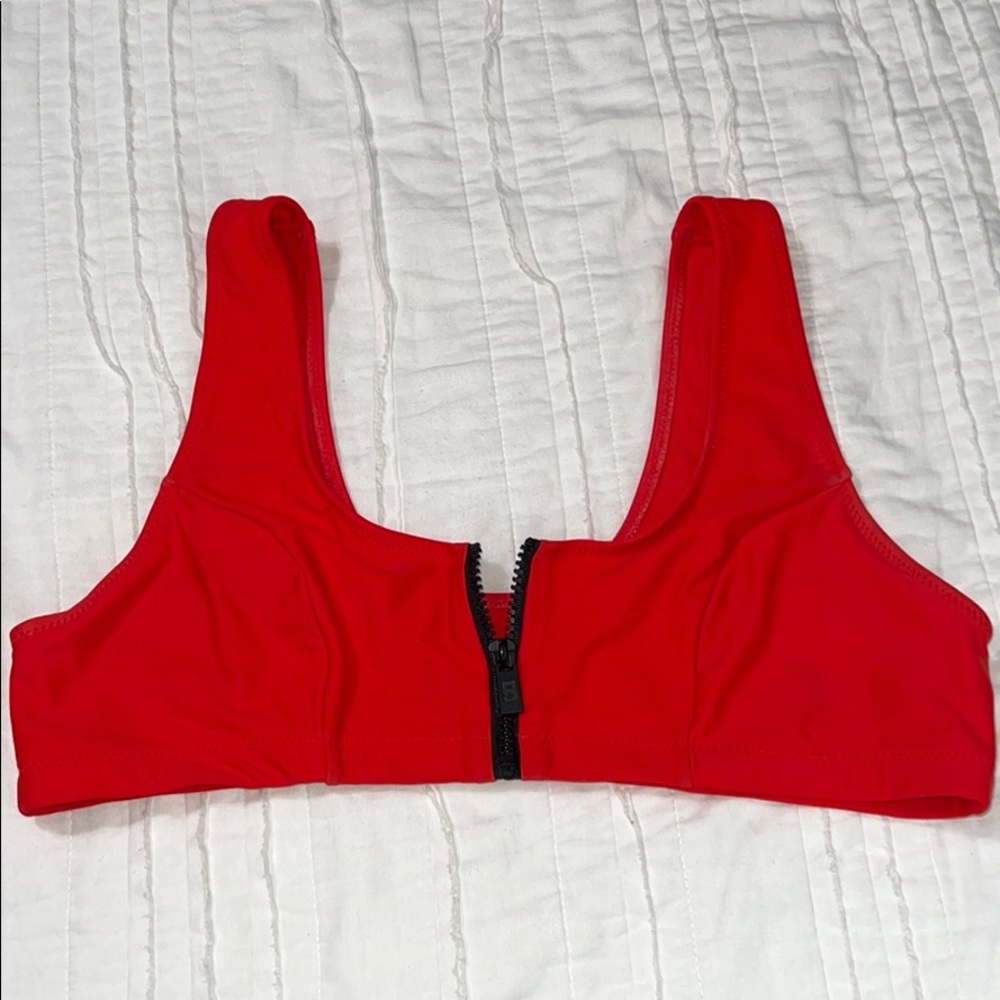Blackbough Red Bikini Top
